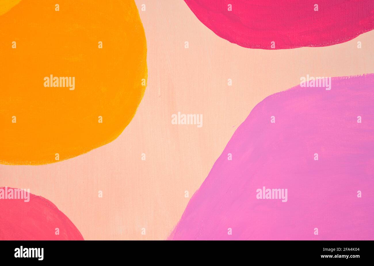 Fait à la main. Œuvres d'art scandinaves, nordiques, modernes et minimalistes. Texture neutre, beige, violet vif, sienné brûlé et magenta fluorescent. Banque D'Images