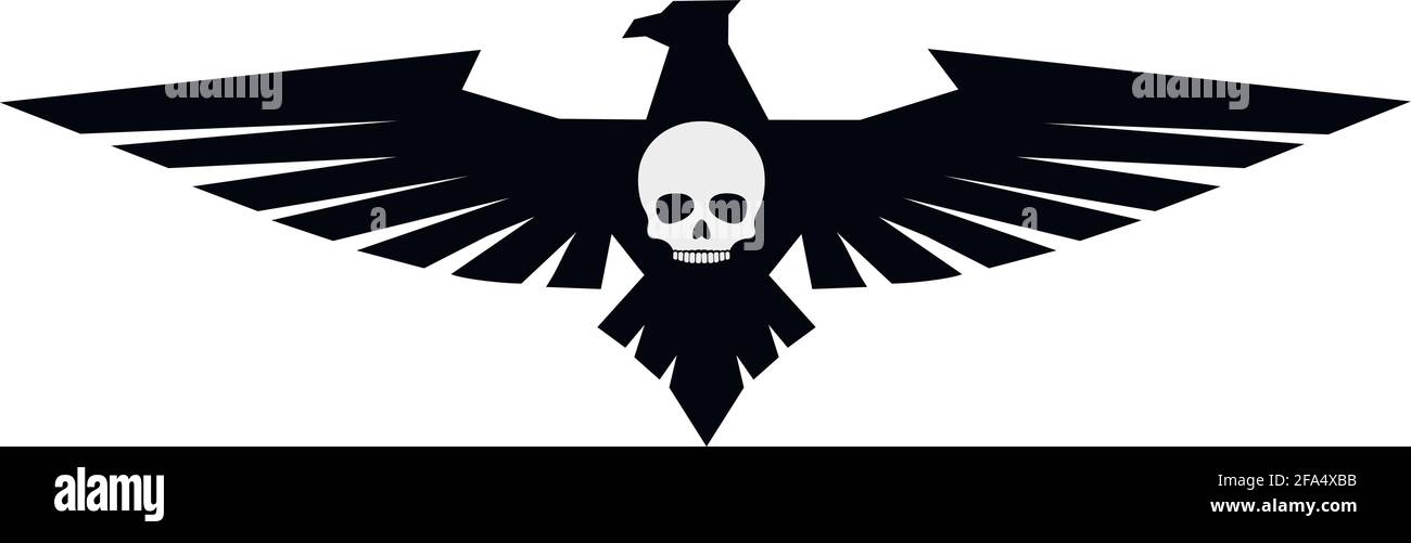 affiche militaire avec crâne et ailes, t-shirts grunge vintage design Illustration de Vecteur