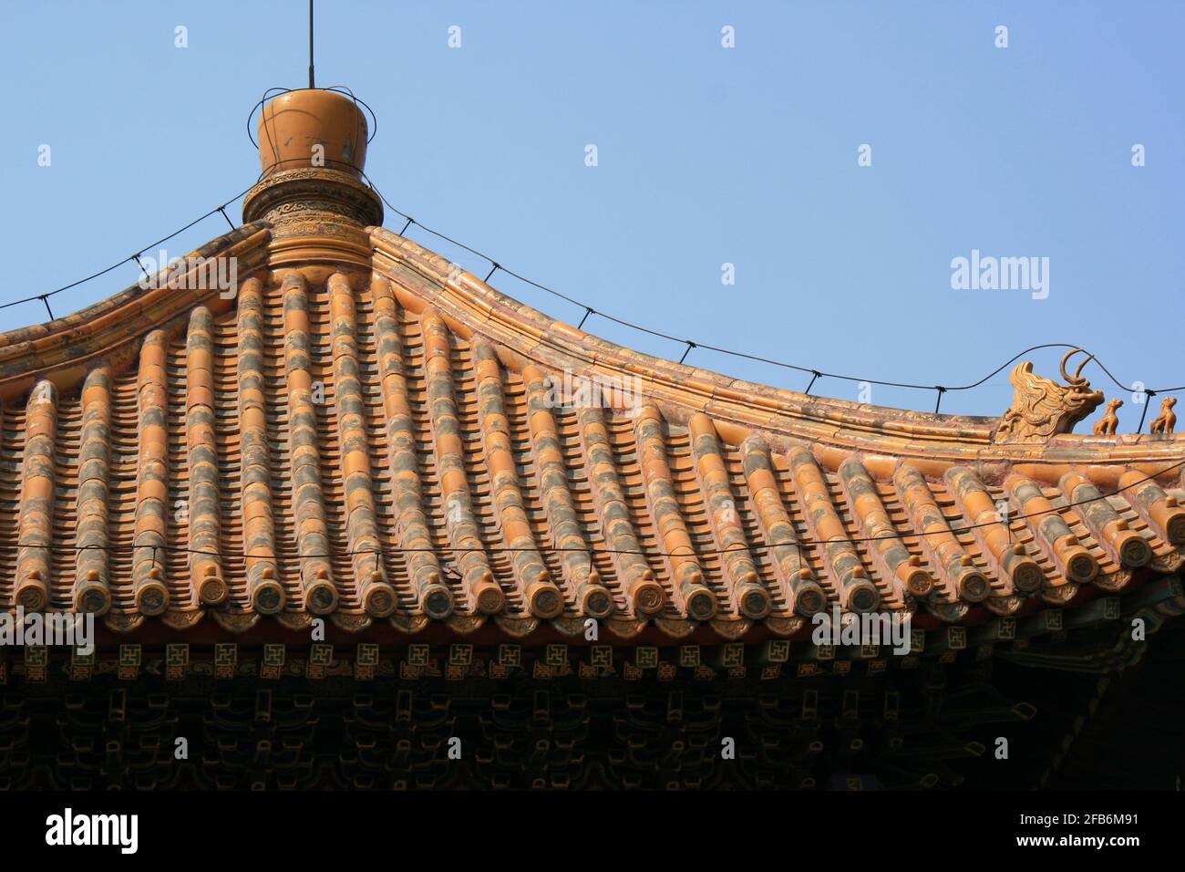 Le temple de Yonghe à pékin en chine Banque D'Images