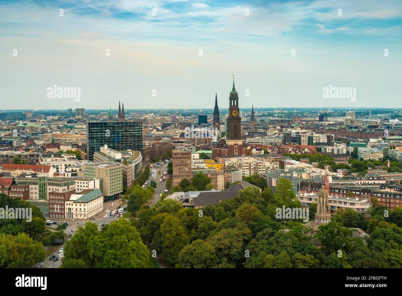 Cityscape, Hambourg, Allemagne Banque D'Images