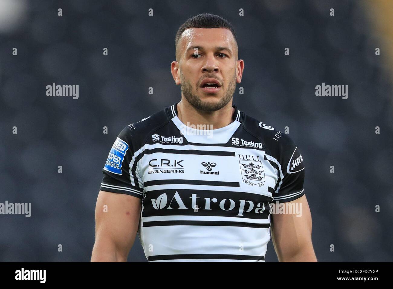 Carlos Tuimavave (3) de Hull FC pendant le match Banque D'Images