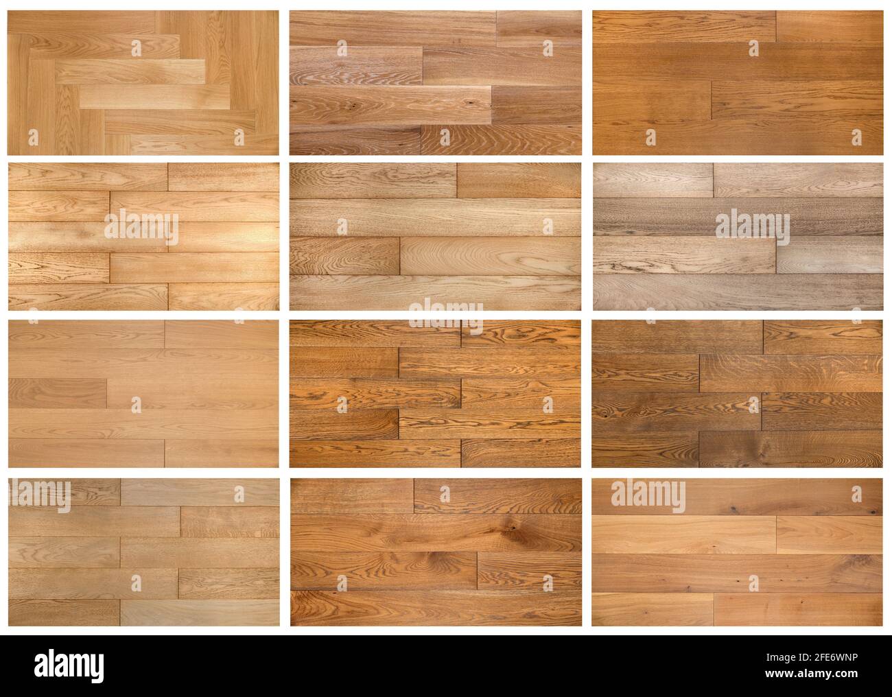 Variété de stratifiés et de textures de collage de parquet Photo Stock -  Alamy