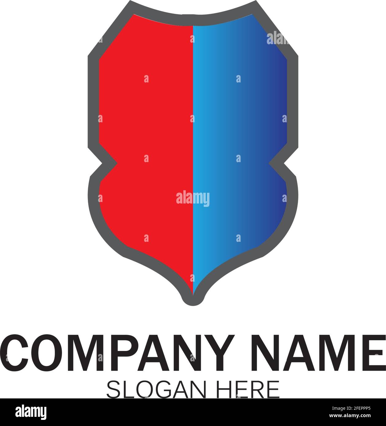 logo shield design vector, logo shield logo template, logosymbol icon-vector Illustration de Vecteur