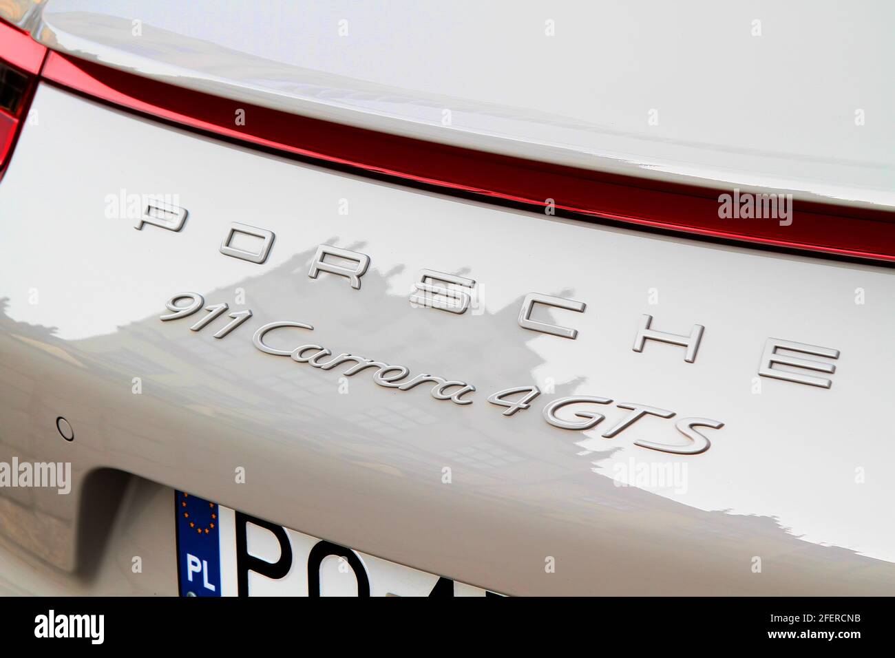 WROCLAW, POLOGNE - 11 juin 2018 : 70e anniversaire de Porsche. Journée voiture de sport ensemble. Banque D'Images