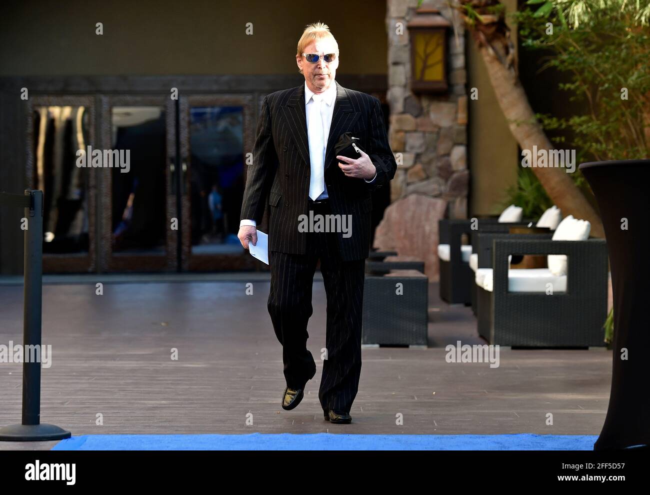 Las Vegas, Nevada, États-Unis. 3 juin 2016. Mark Davis, propriétaire des Raiders d'Oakland, arrive au dîner d'initiation Gridiron Greats Hall of Fame au Silverton Hotel-casino, le 3 juin 2016, à Las Vegas, Nevada crédit: David Becker/ZUMA Wire/Alay Live News Banque D'Images