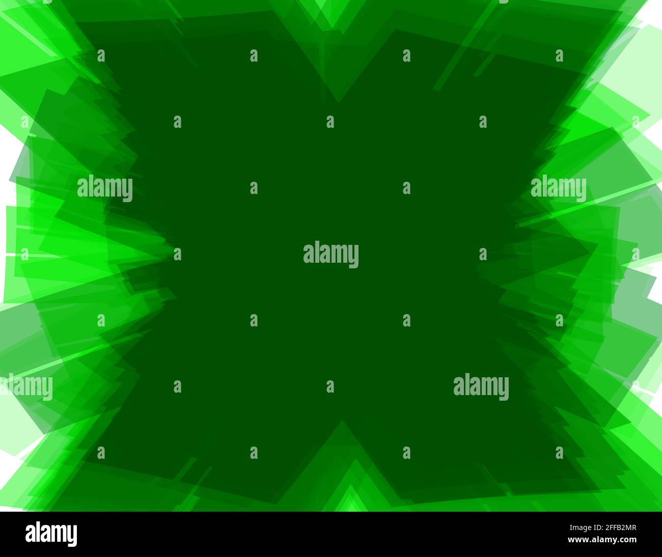 Arrière-plan abstrait en forme de lettre X vert foncé. Papier peint graphique futuriste Banque D'Images