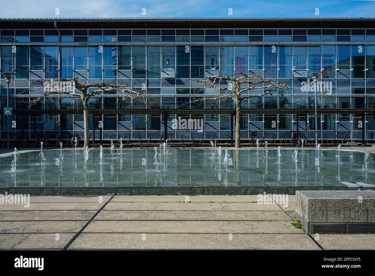 Campus Martinsried est un campus d'institutions de recherche dans le Quartier Martinsried de la municipalité de Planegg en haute Bavière le vic immédiat Banque D'Images