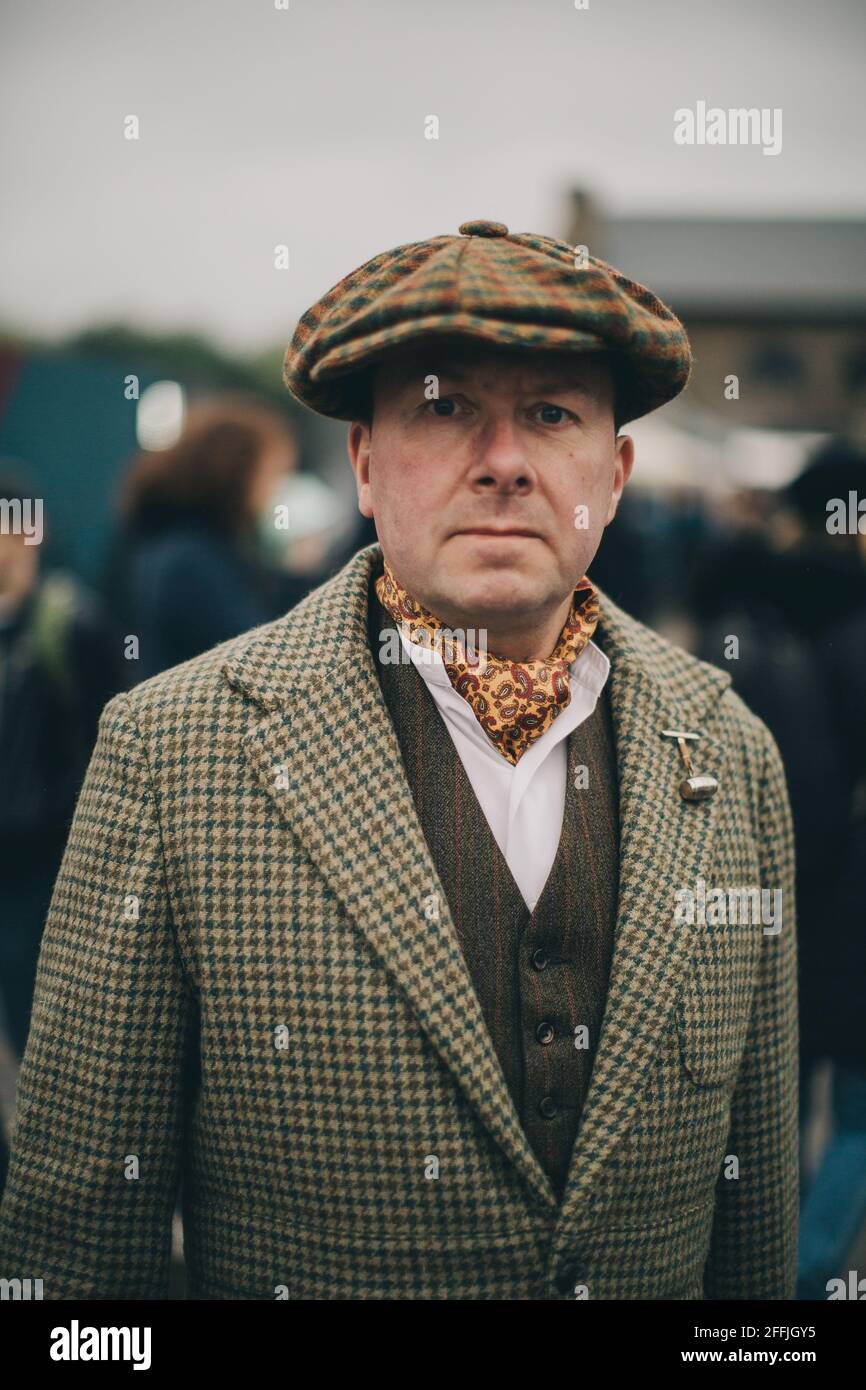 Londres/Royaume-Uni - 29 avril 2018 : Vente de bottes Classic car par Vintage. Festival rétro où les gens vendent leurs vêtements vintage et d'autres produits à partir de bijoux Banque D'Images