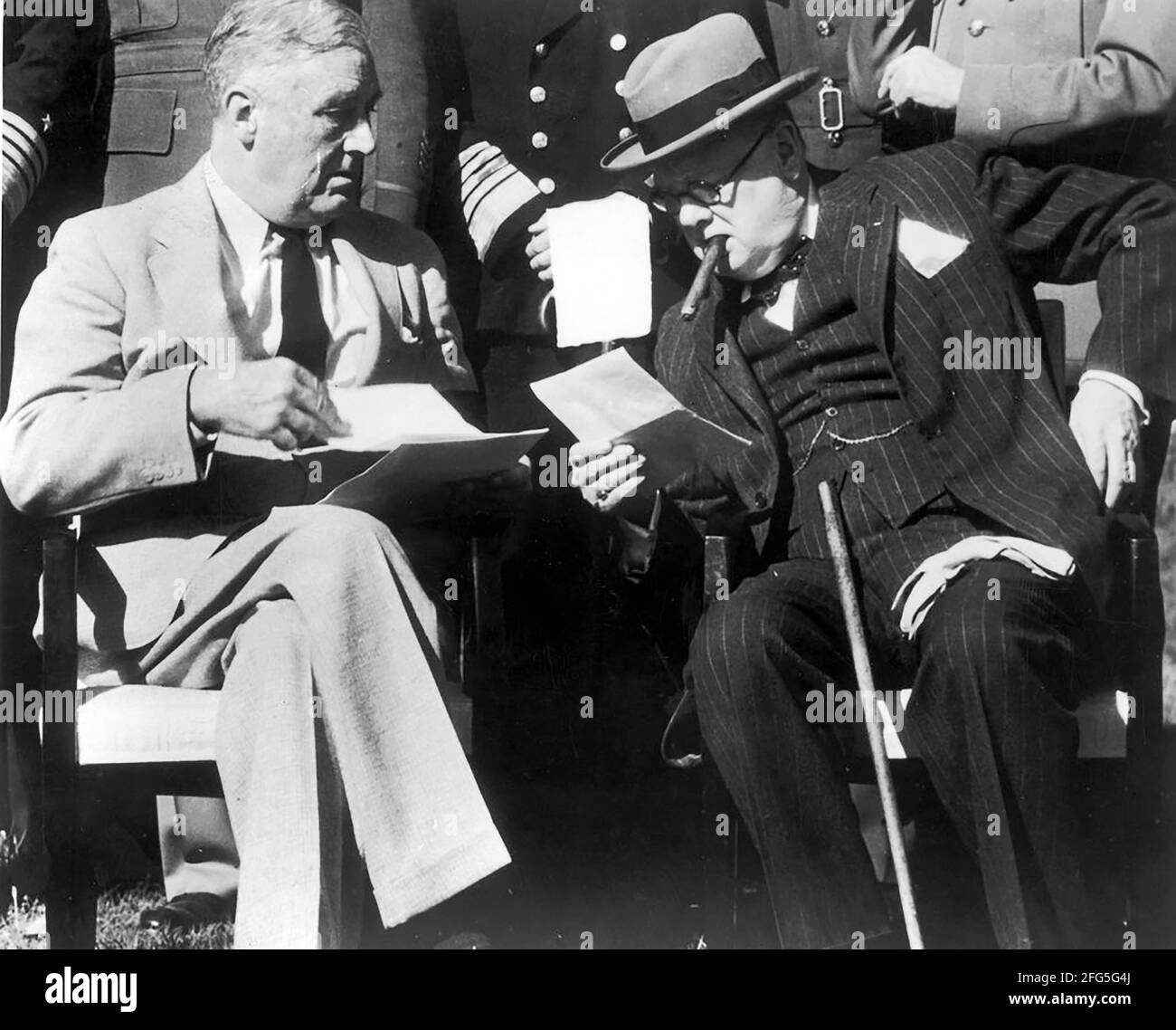rencontre roosevelt churchill