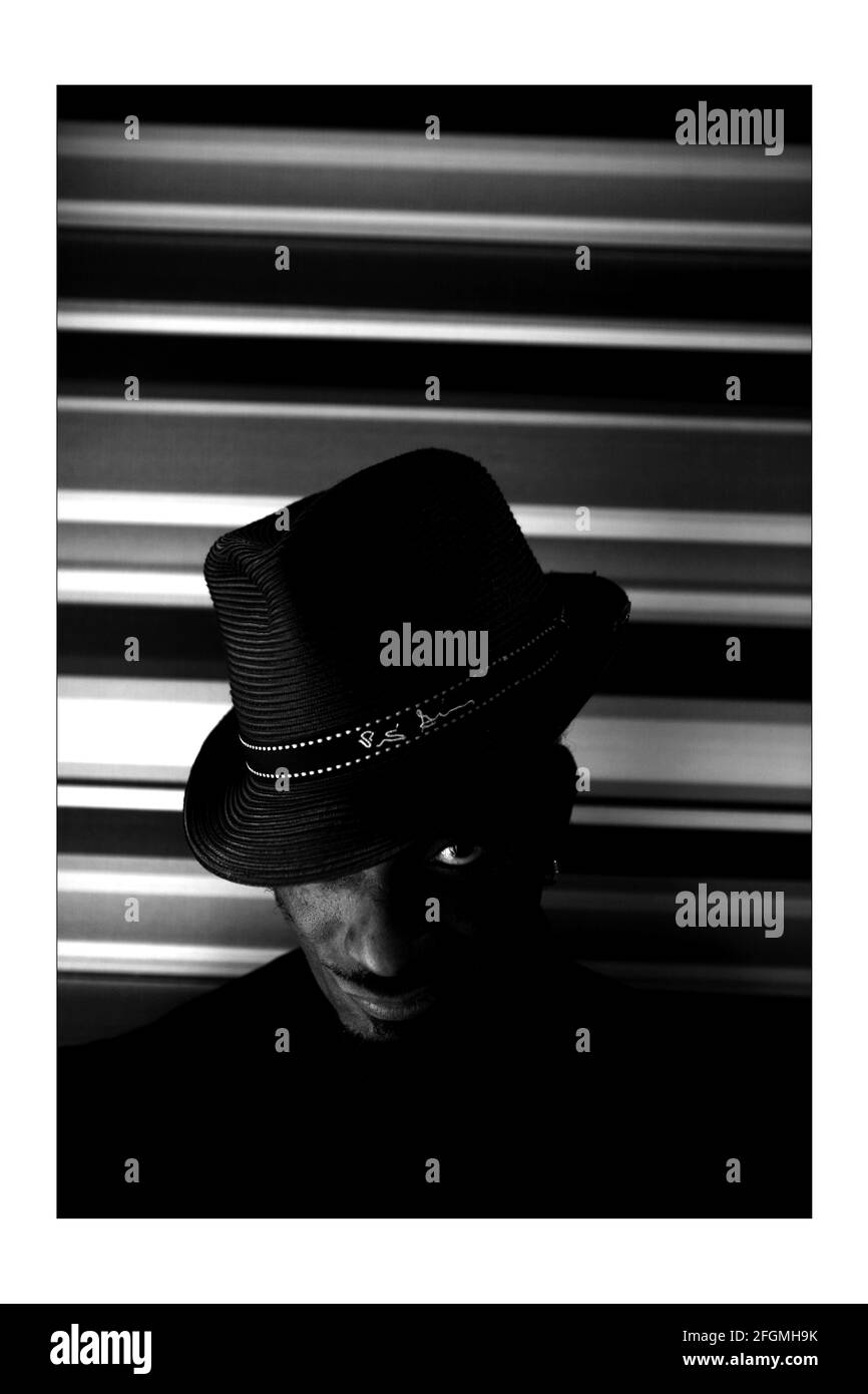 AMP FIDDLER..... dans un hôtel à Londres.photo de David Sandison The Independent Banque D'Images