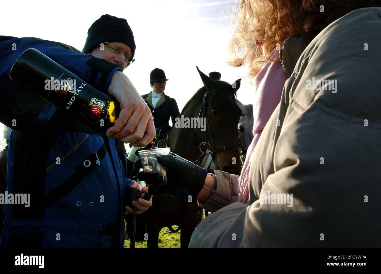 LA CHASSE DE BEAUFORT SE RÉUNIT LE 27/12/04 PILSTON Banque D'Images LA CHASSE DE BEAUFORT SE RÉUNIT LE 27/12/04 PILSTON Banque D'Images