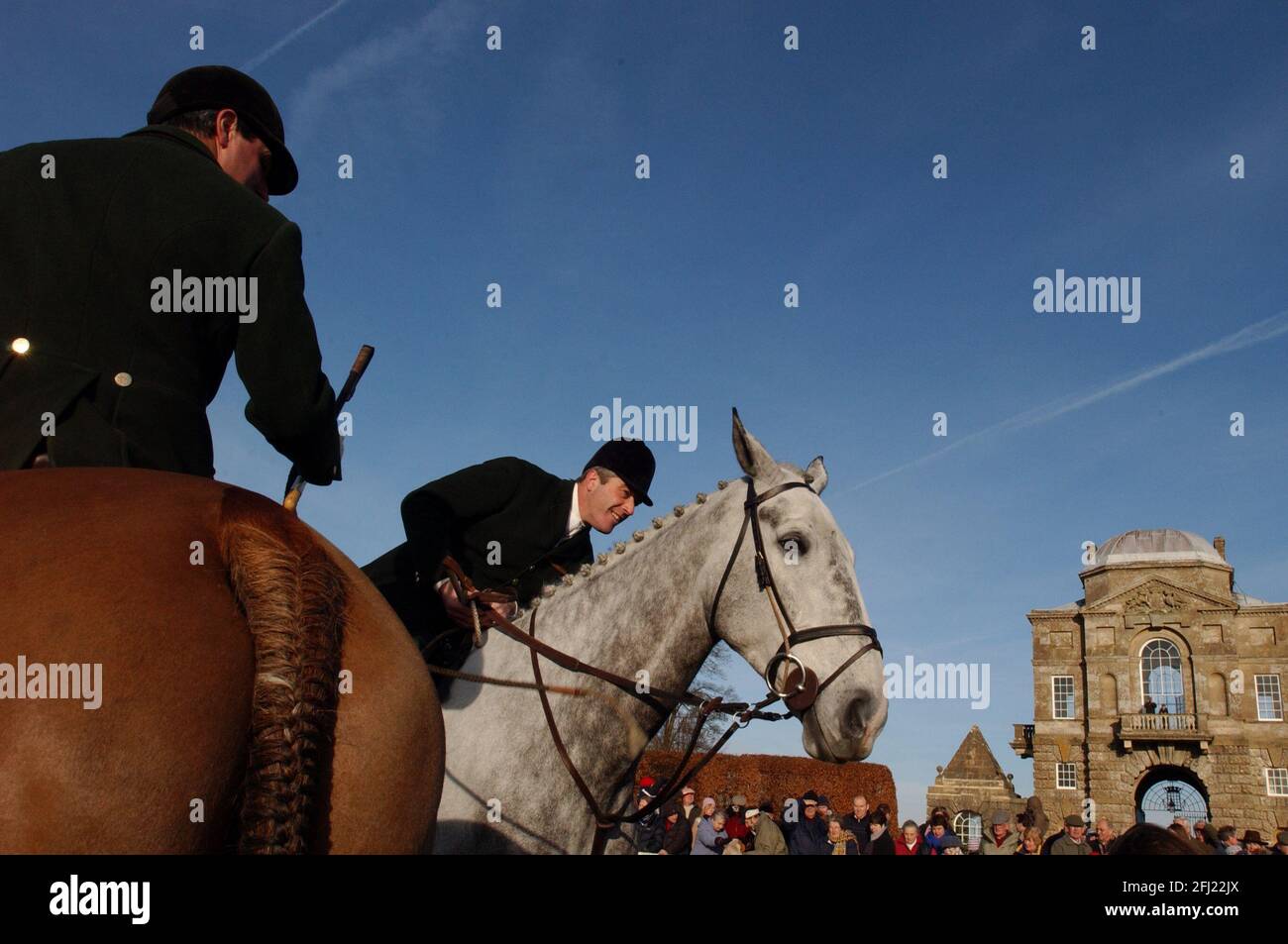 LA CHASSE DE BEAUFORT SE RÉUNIT LE 27/12/04 PILSTON Banque D'Images LA CHASSE DE BEAUFORT SE RÉUNIT LE 27/12/04 PILSTON Banque D'Images