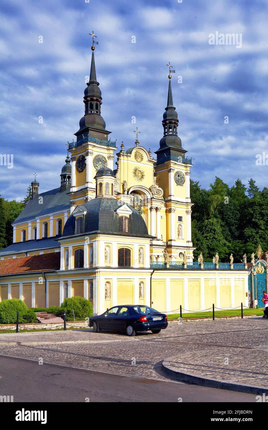 Pologne, Swieta Lipka, église, voïvodie de Warmian-Masurien. Banque D'Images