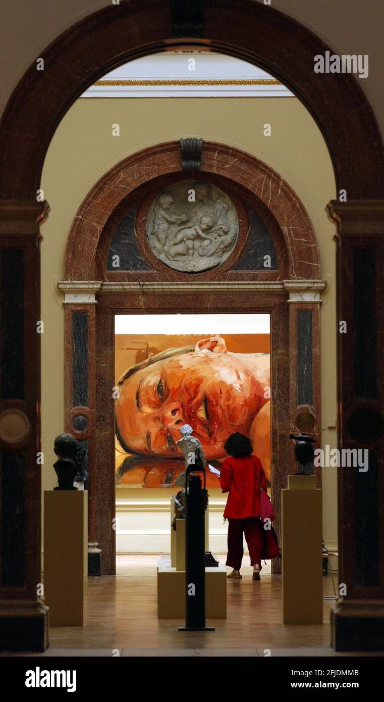 'REVERSE' PAR JENNY SAVILLE, PARTIE DE L'EXPOSITION D'ÉTÉ RA.28/5/04 PILSTON Banque D'Images