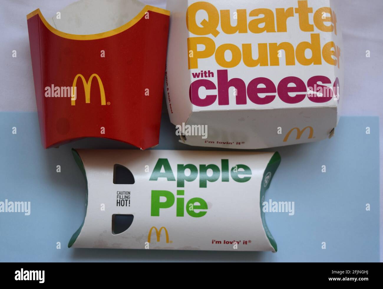 Emballage alimentaire McDonald's recyclable Photo Stock Alamy