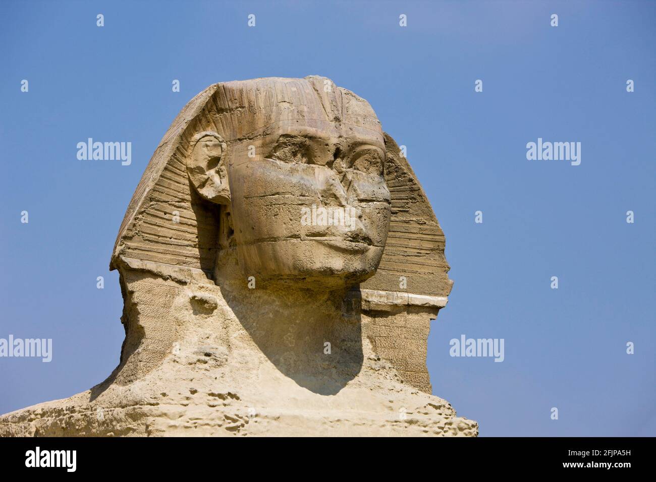 Grand Sphinx, Giza, Giza, Égypte Banque D'Images