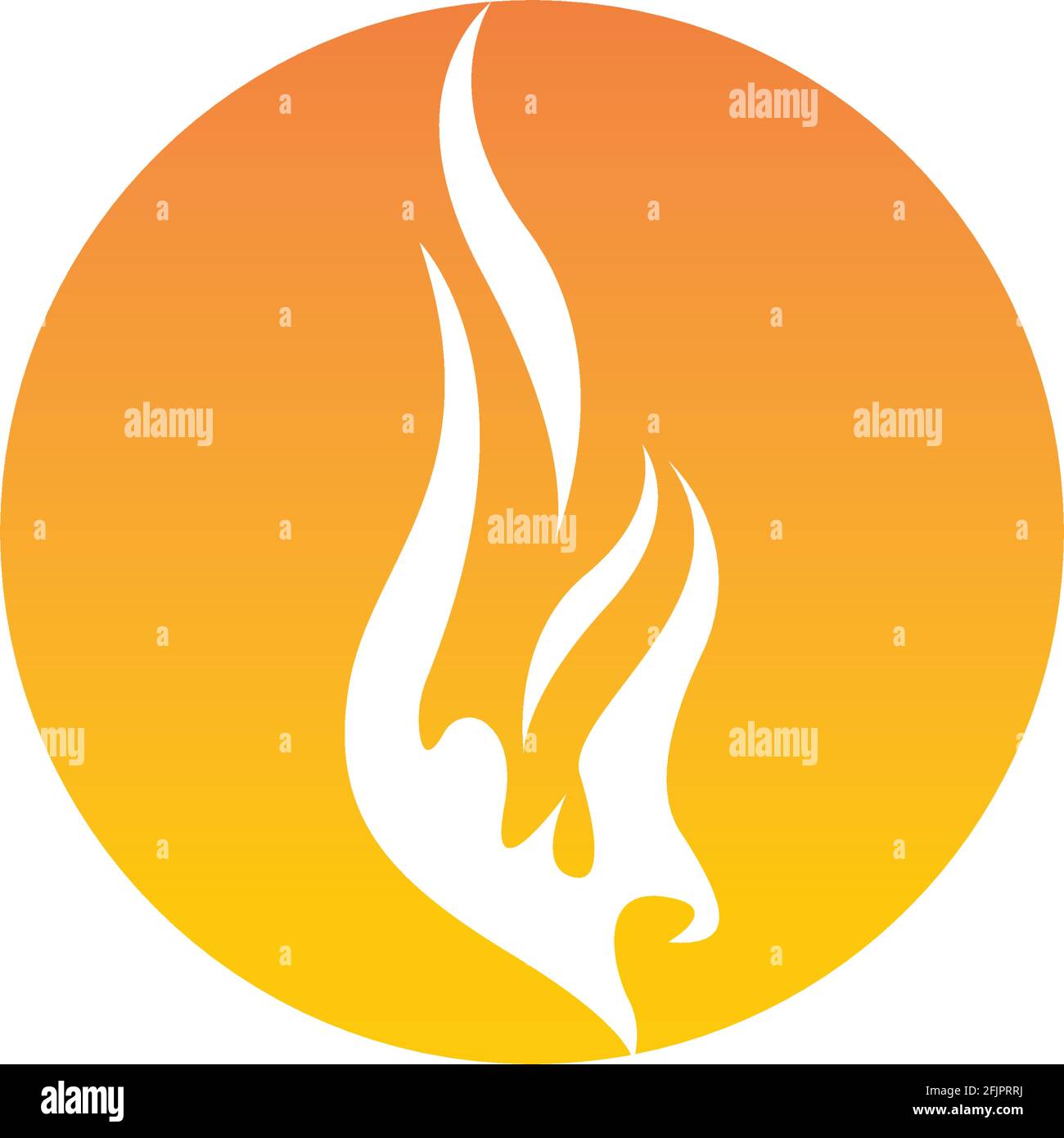 Feu flamme vector illustration design template Illustration de Vecteur