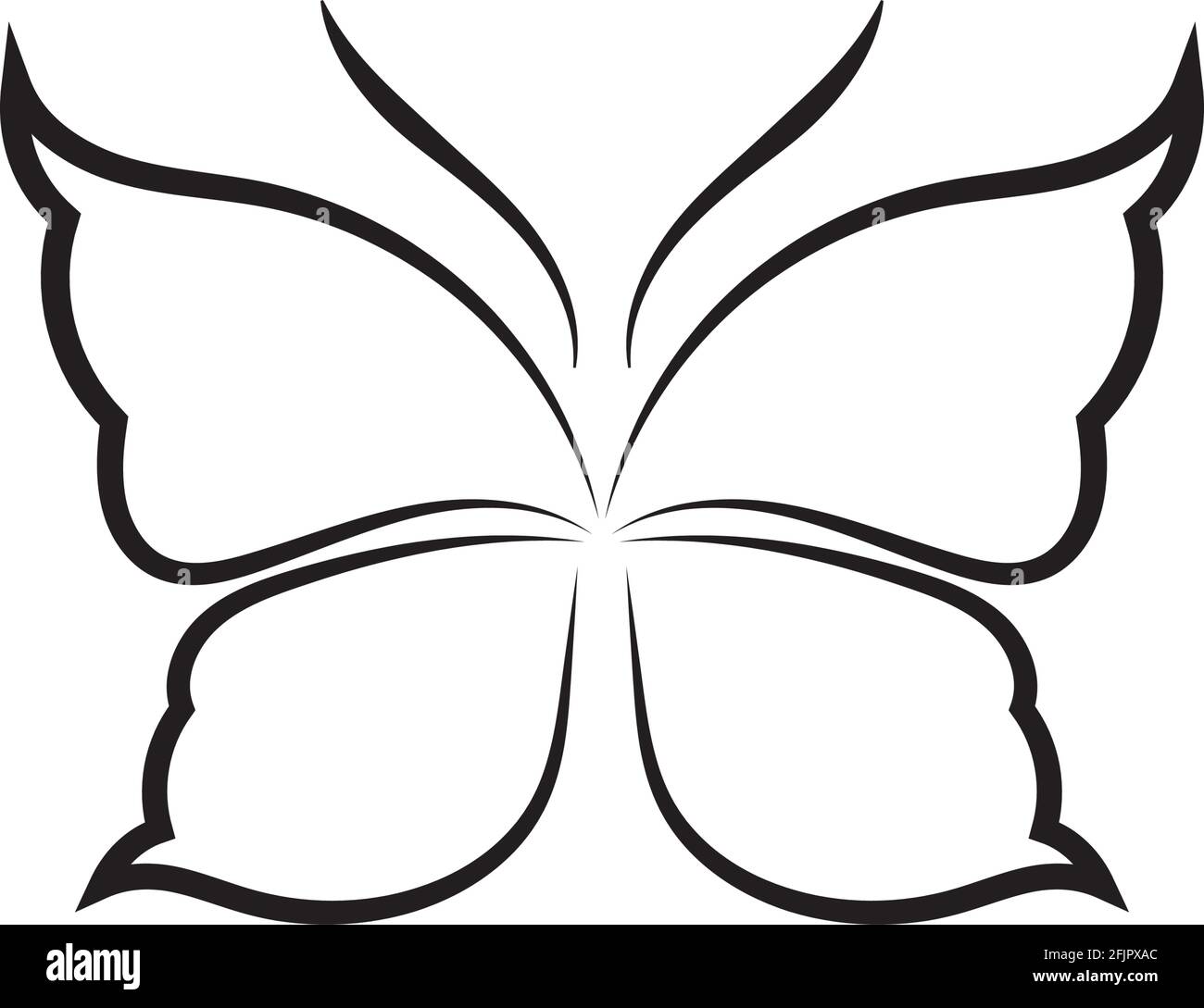 Papillon Beauté conception icône vecteur Illustration de Vecteur