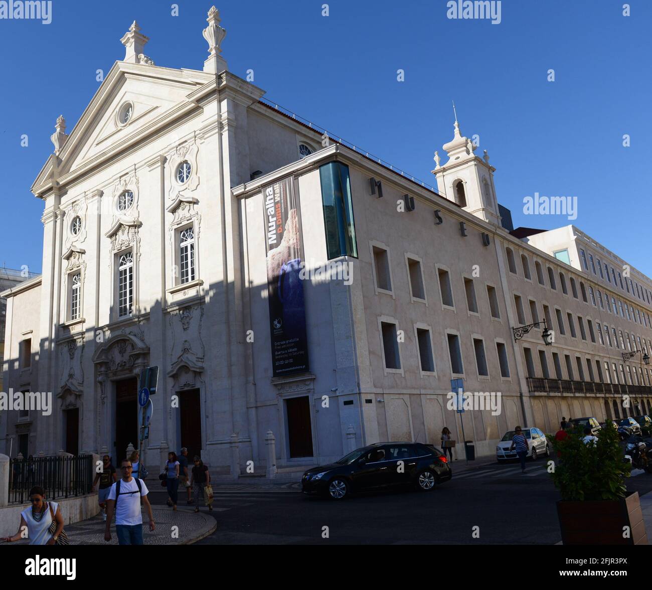 Le musée de l'argent sur Largo de São Julião à Lisbonne, Portugal. Banque D'Images