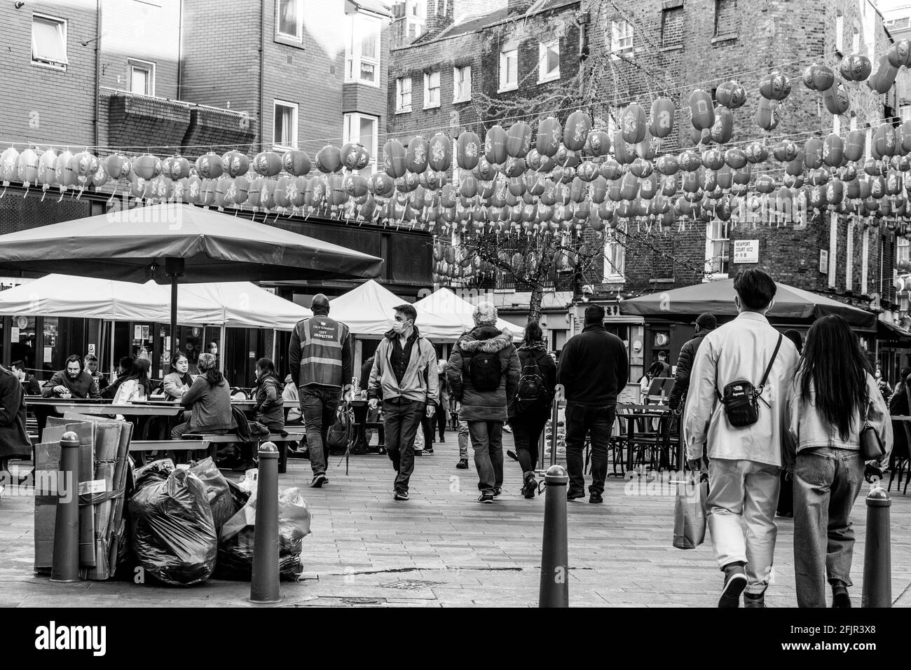 Londres West End Soho China Town Banque D'Images