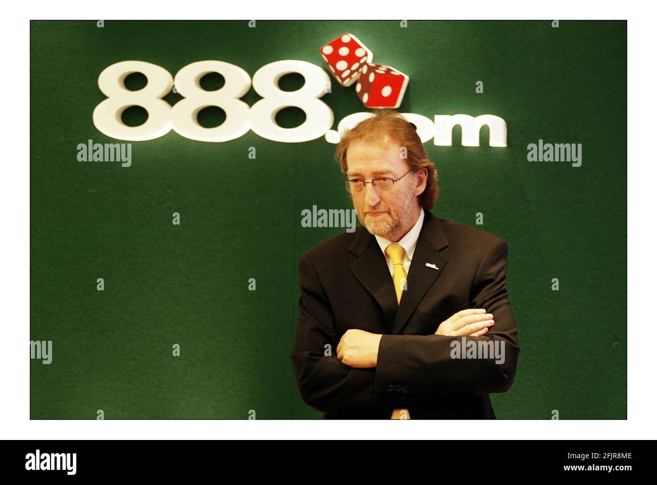 John Anderson, Directeur général de 888.com pic David Sandison 1/9/2005 Banque D'Images