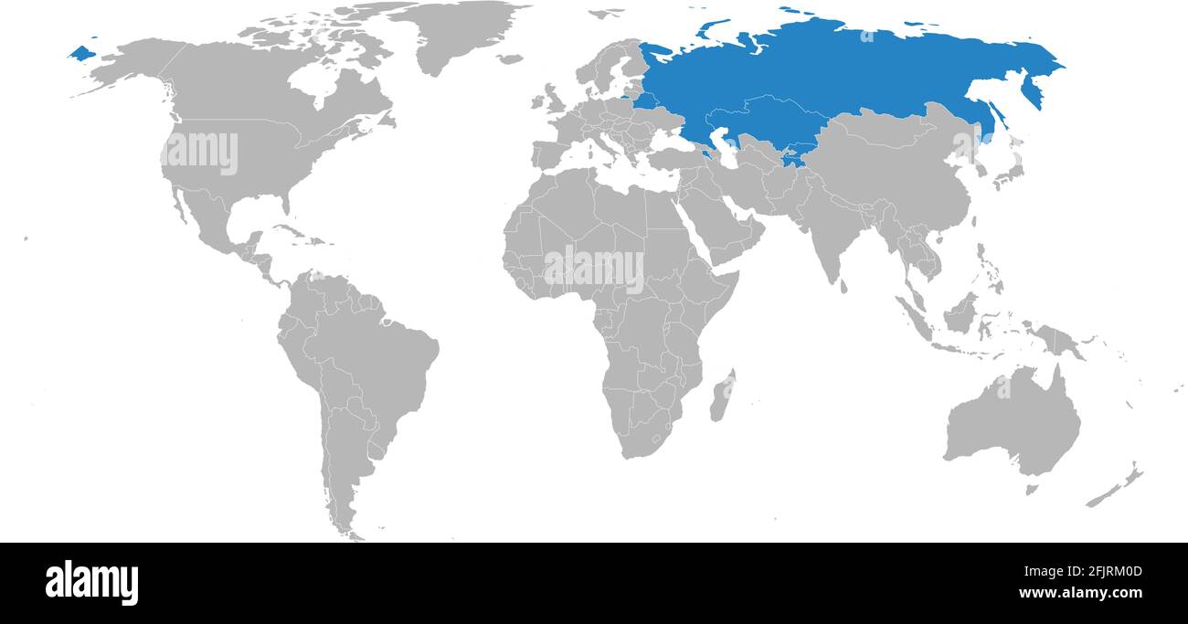 Carte du monde avec les pays membres de l'Organisation du Traité de sécurité collective (OSTO). Arrière-plans de la carte géographique. Illustration de Vecteur