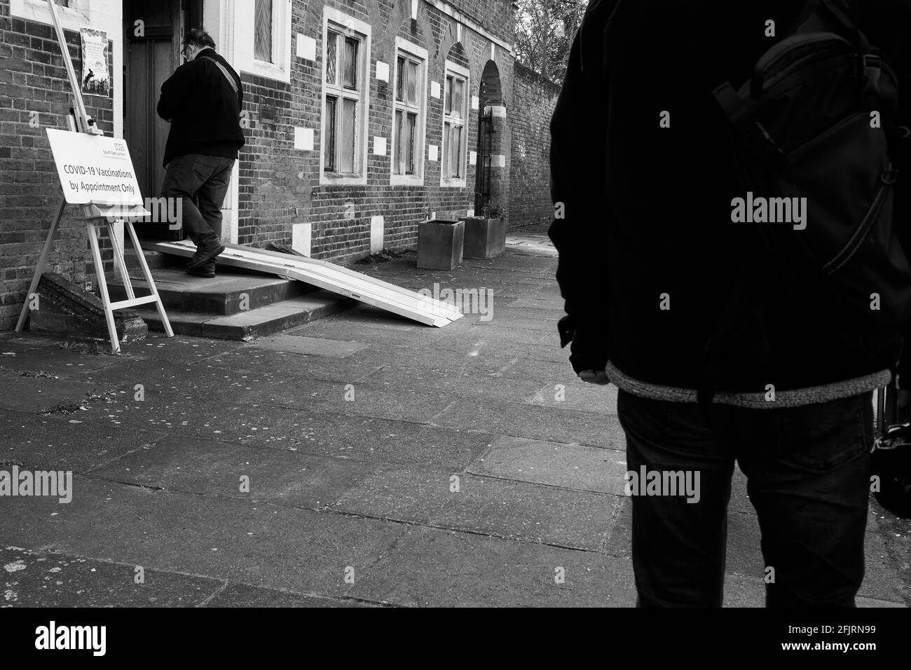 2e vaccination Covid-19 à Charton House, Londres Banque D'Images