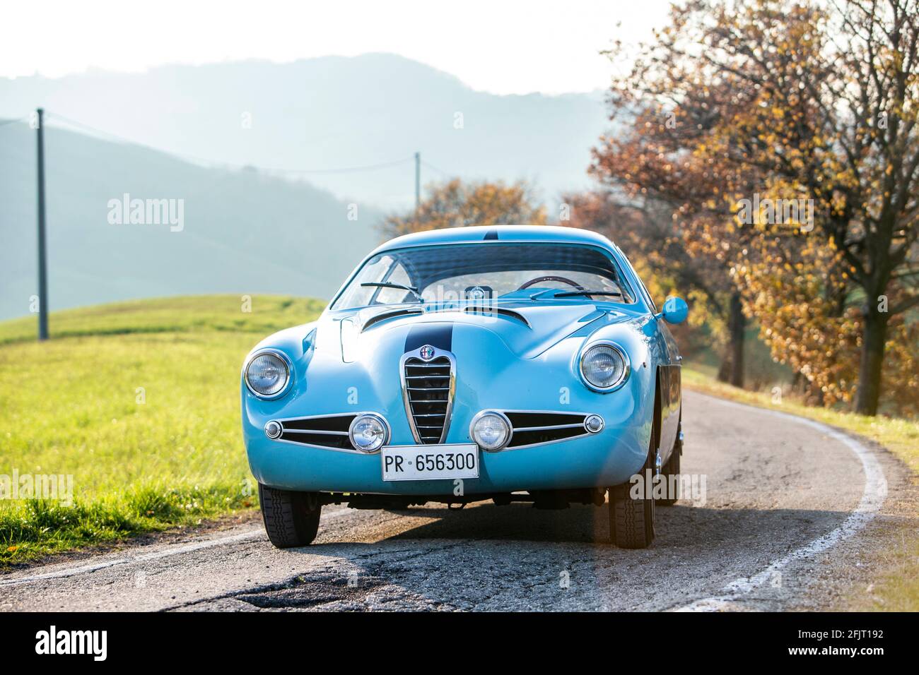 1955 Alfa Romeo 1900 SZ coupé Zagato Banque D'Images