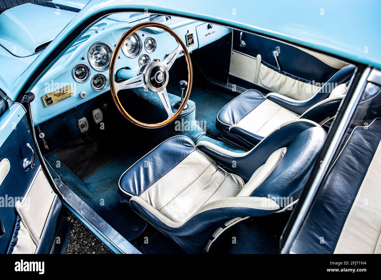 1955 Alfa Romeo 1900 SZ coupé Zagato Banque D'Images