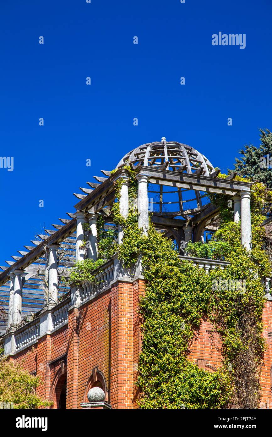 Hampstead Heath Pergola et Hill Gardens, nord de Londres, Royaume-Uni Banque D'Images