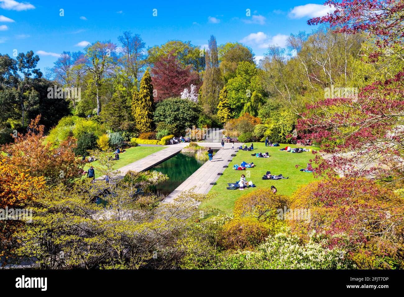 The Hill Garden à Hampstead Heath, Londres, Royaume-Uni Banque D'Images