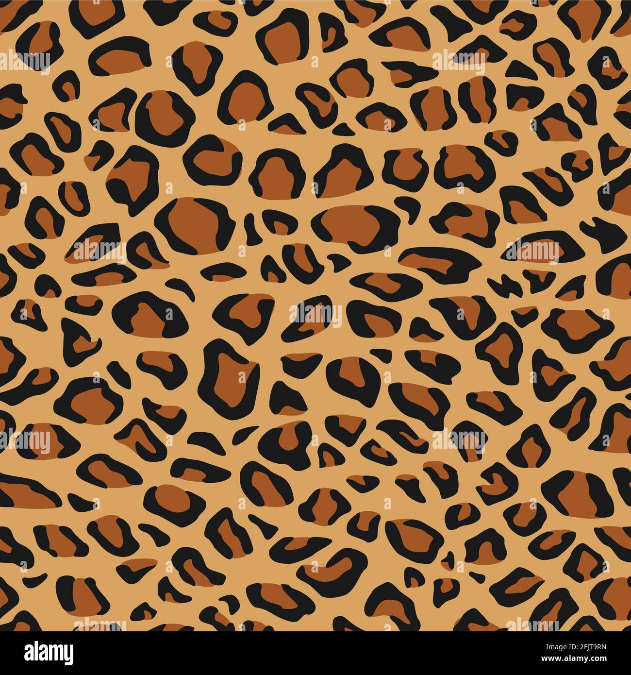 Motif guépard sans coutures à pois léopard imprimé animal de fond Illustration de Vecteur