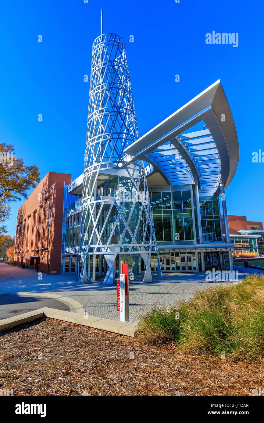 RALEIGH, NC, États-Unis - 24 NOVEMBRE : Talley Student Union le 24 novembre 2017 à l'Université d'État de Caroline du Nord à Raleigh, en Caroline du Nord. Banque D'Images