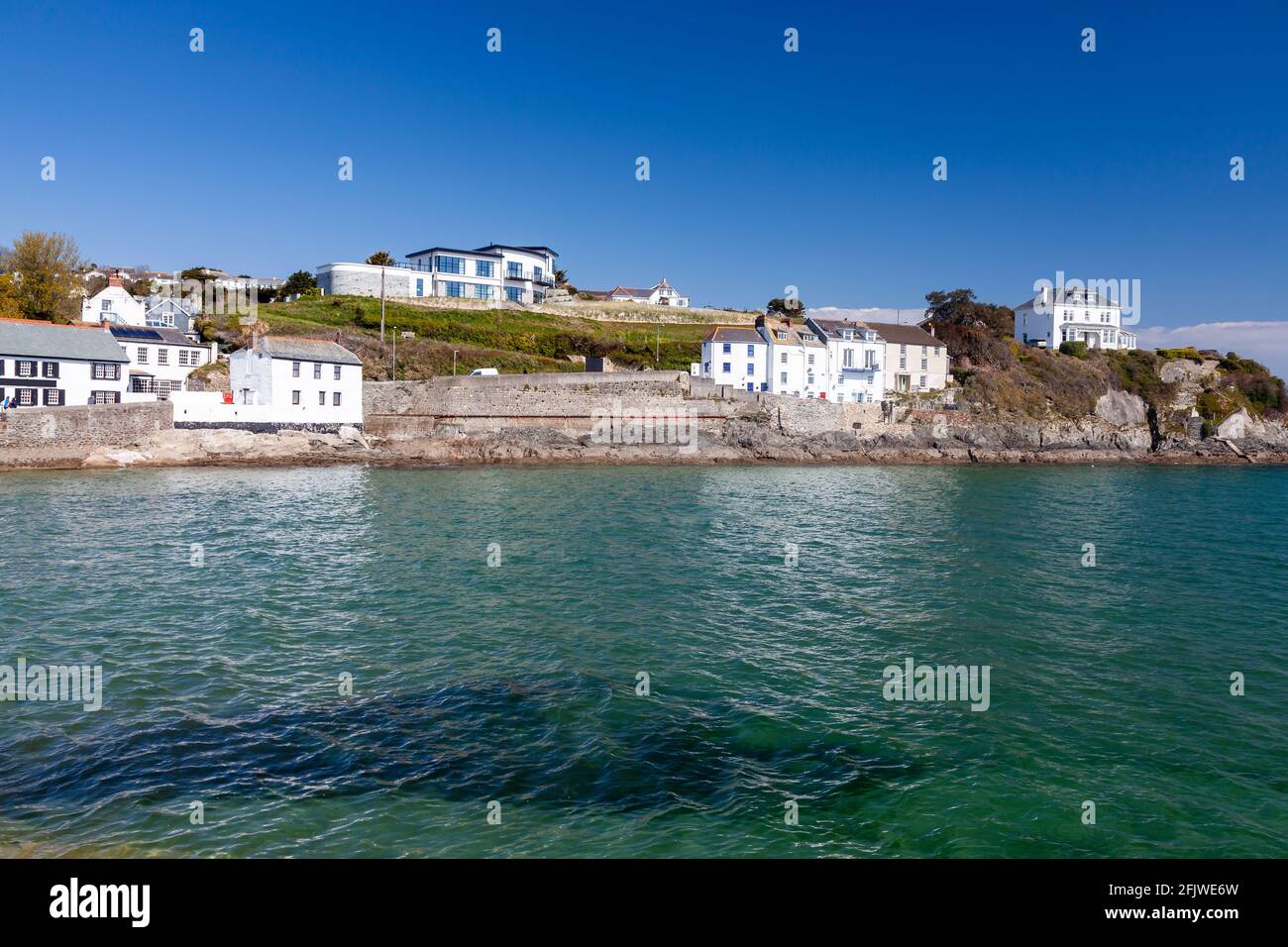 Sur le front de mer à Portmelland près de Mevagissey Cornwall Enngland Royaume-Uni Europe Banque D'Images Sur le front de mer à Portmelland près de Mevagissey Cornwall Enngland Royaume-Uni Europe Banque D'Images