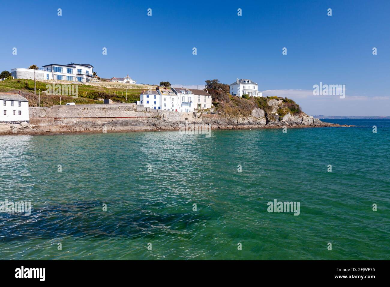 Sur le front de mer à Portmelland près de Mevagissey Cornwall Enngland Royaume-Uni Europe Banque D'Images Sur le front de mer à Portmelland près de Mevagissey Cornwall Enngland Royaume-Uni Europe Banque D'Images