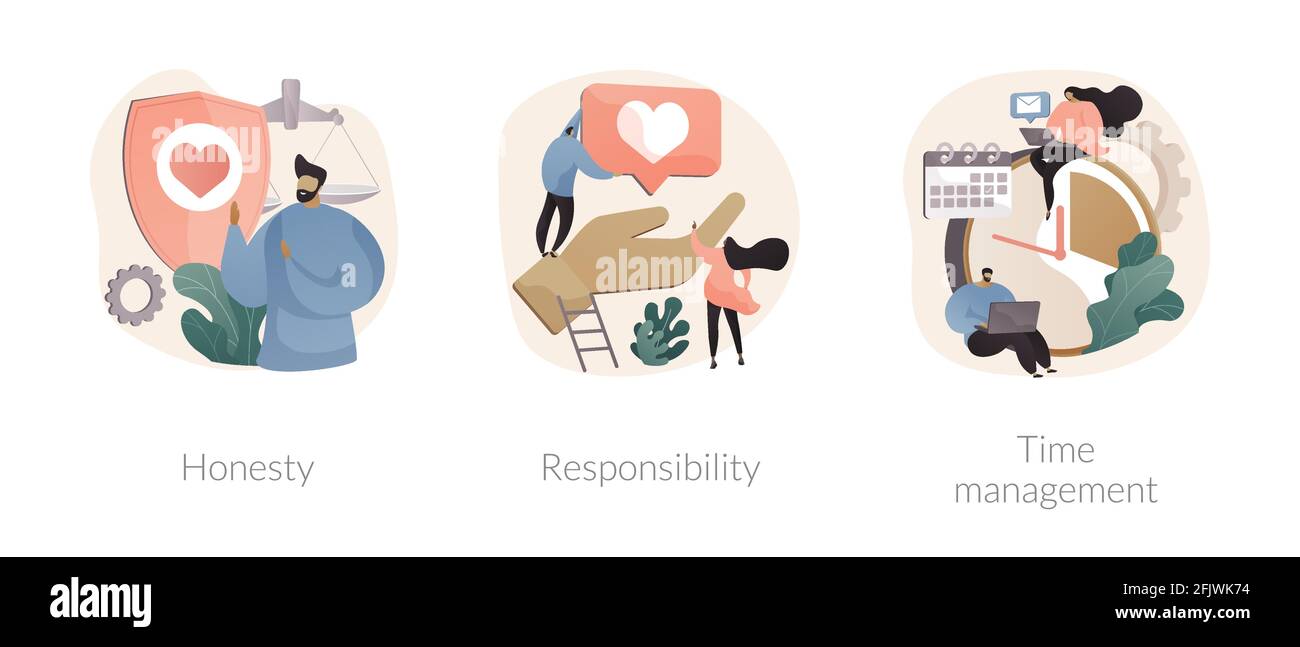 Gestion des illustrations vectorielles de concept abstraites de position. Illustration de Vecteur