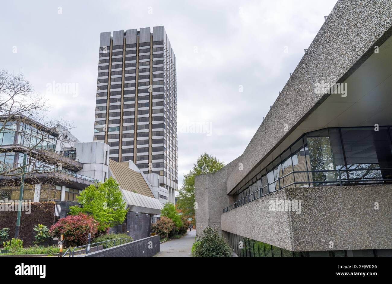 The London Studios Tower, l'ancien quartier général d'ITV London, sur la rive sud de la Tamise. Londres Banque D'Images