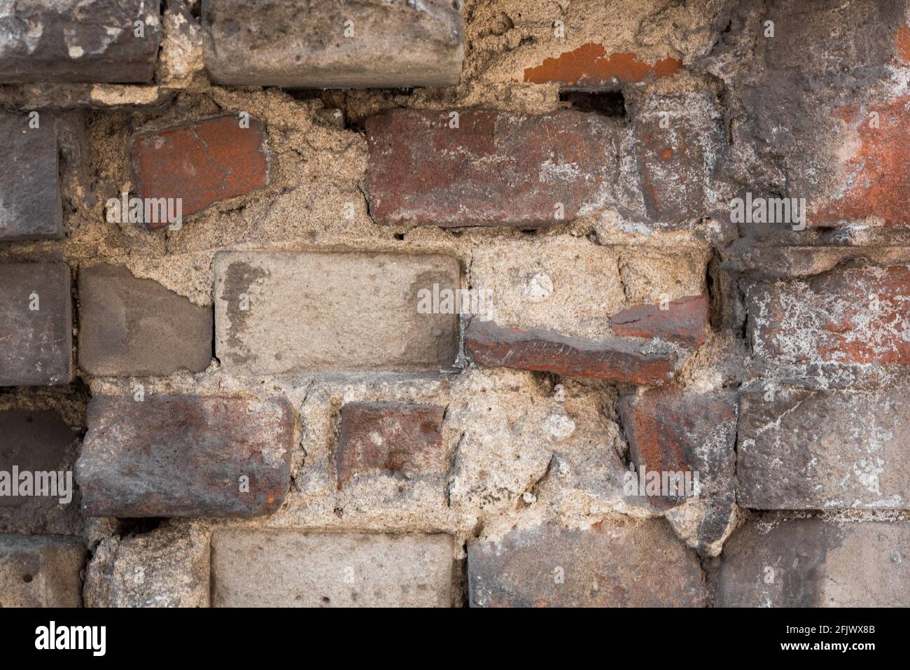 motif vieux mur de briques fermer arrière-plan toile de fond Banque D'Images