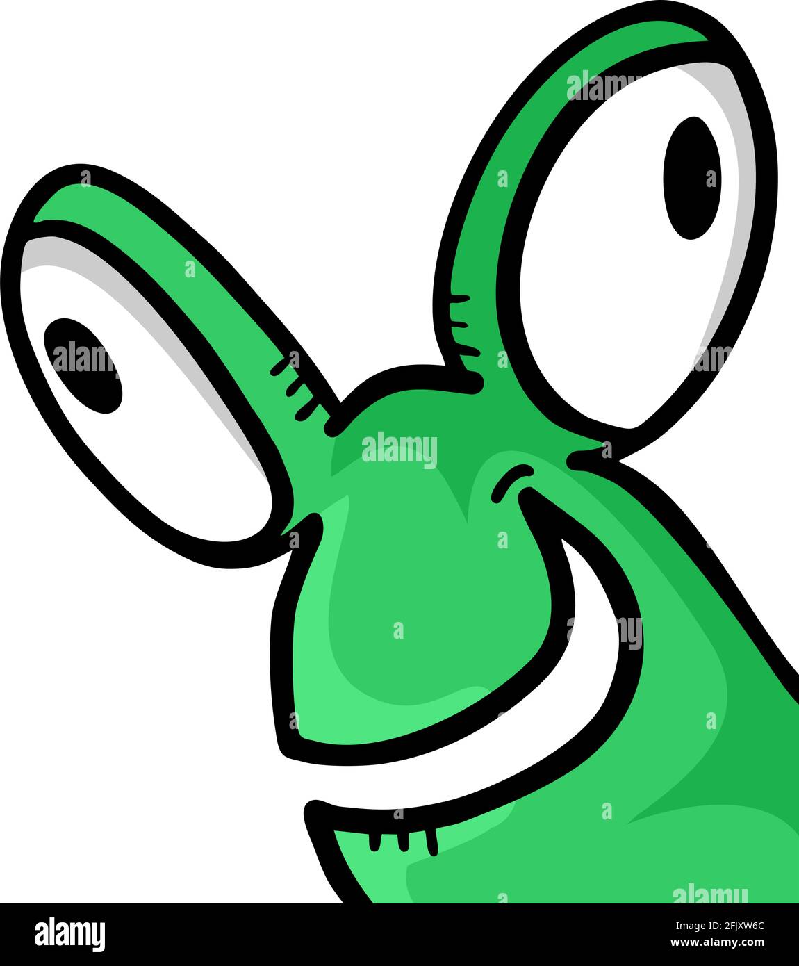 Bug vert Illustration de Vecteur