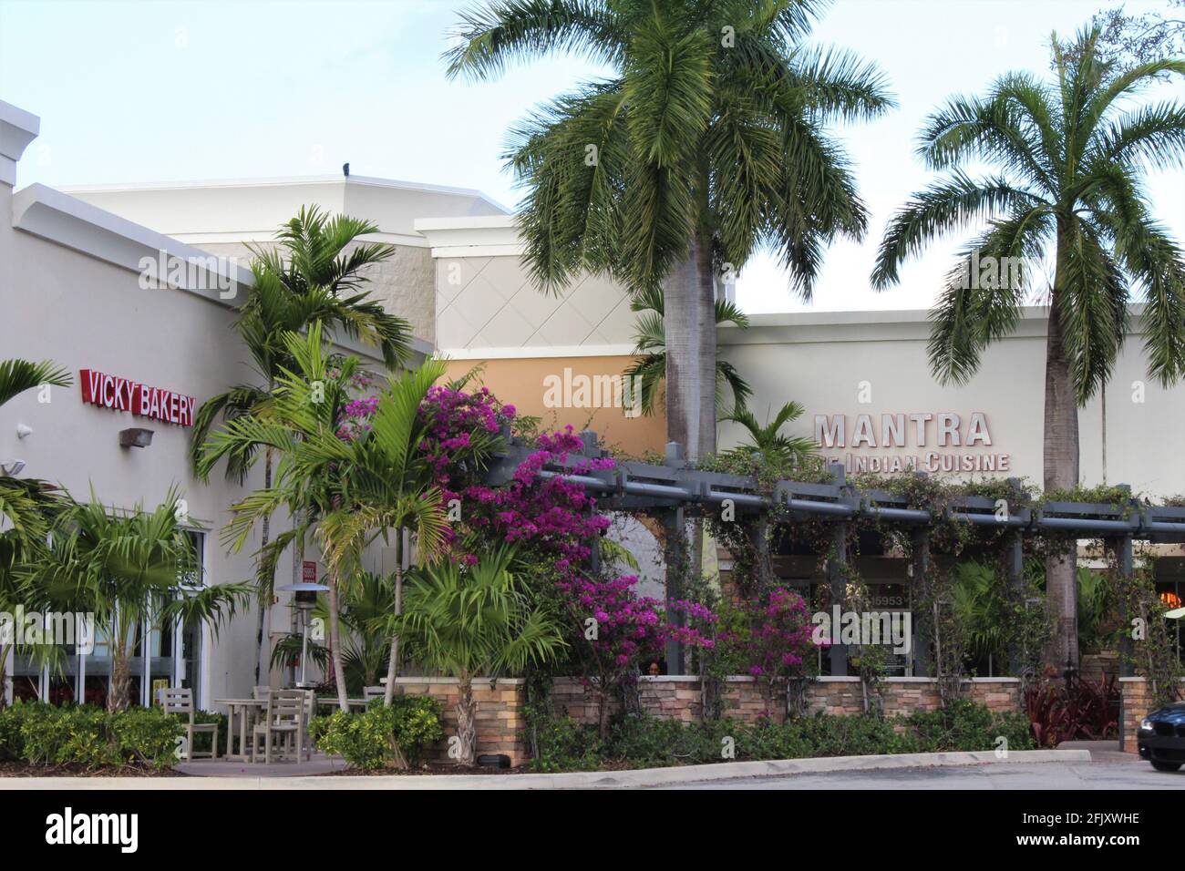 Mantra Fine cuisine indienne authentique et originale. Mantra est géré par la célèbre équipe Woodland, pionnière de la cuisine indienne Banque D'Images