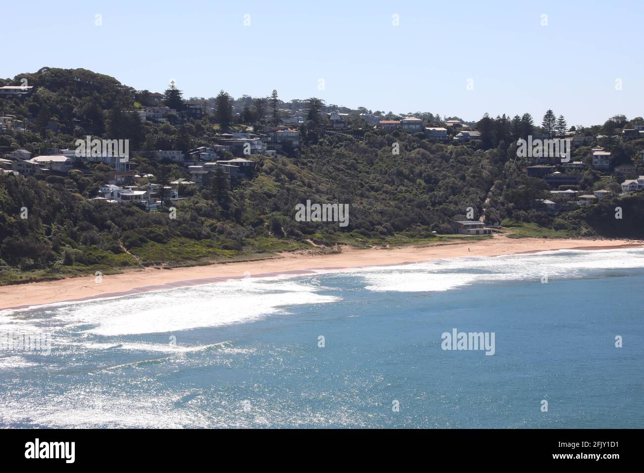 Bungan Beach, Sydney, Nouvelle-Galles du Sud, Australie. Banque D'Images