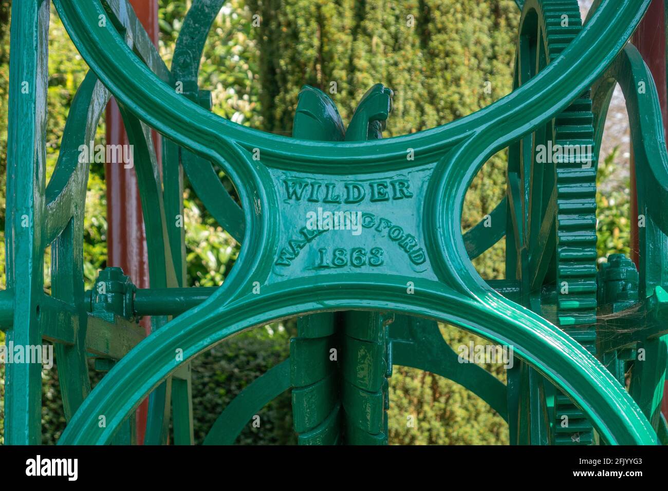 Angleterre, Oxfordshire, Stoke Row, le puits de Maharajah, le fonctionnement mécanique Banque D'Images