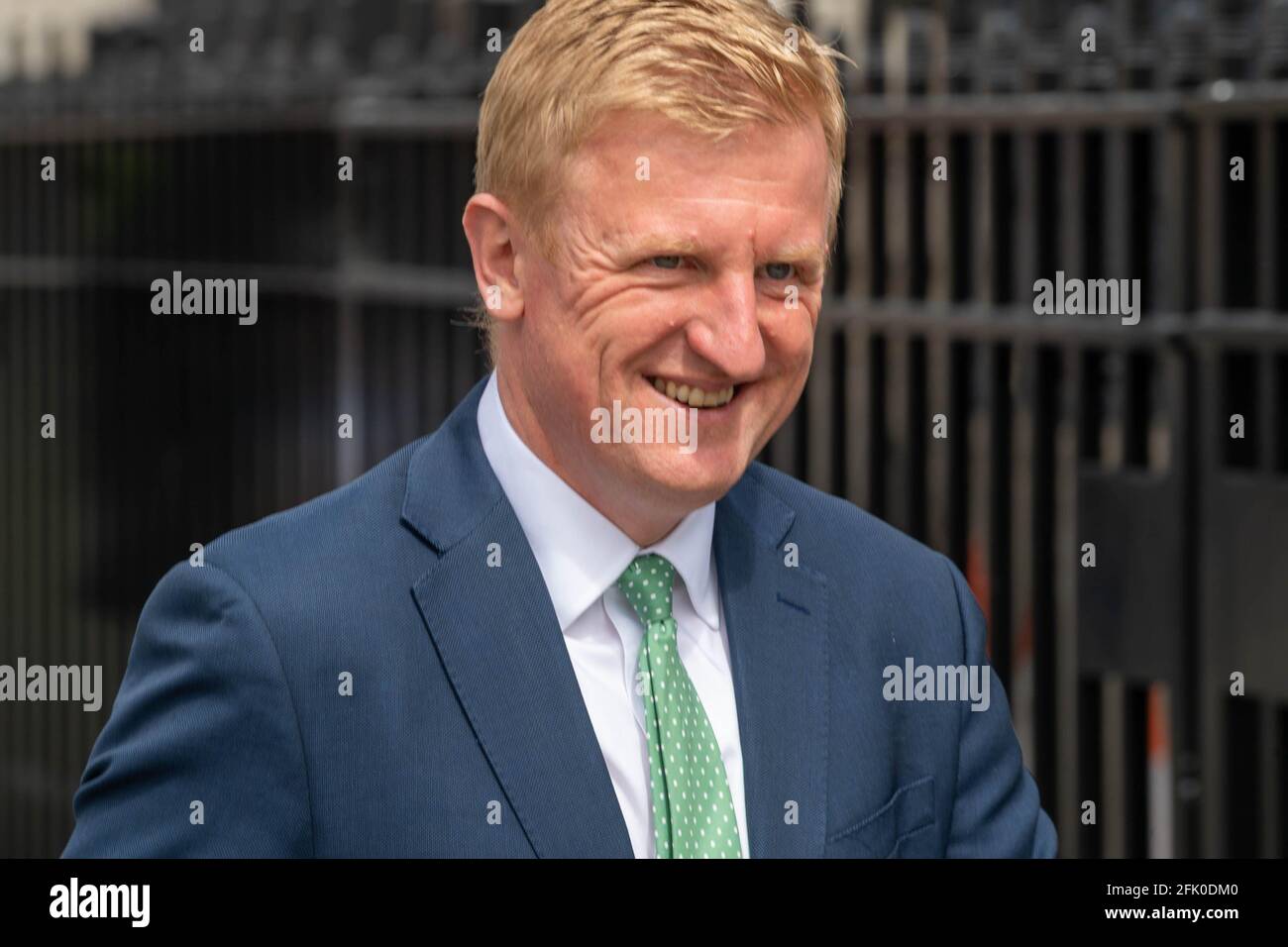 Londres, Royaume-Uni. 27 avril 2021. Oliver Dowden, député de Hertsmere et secrétaire à la Culture, arrive à la Chambre des communes, crédit : Ian Davidson/Alay Live News Banque D'Images