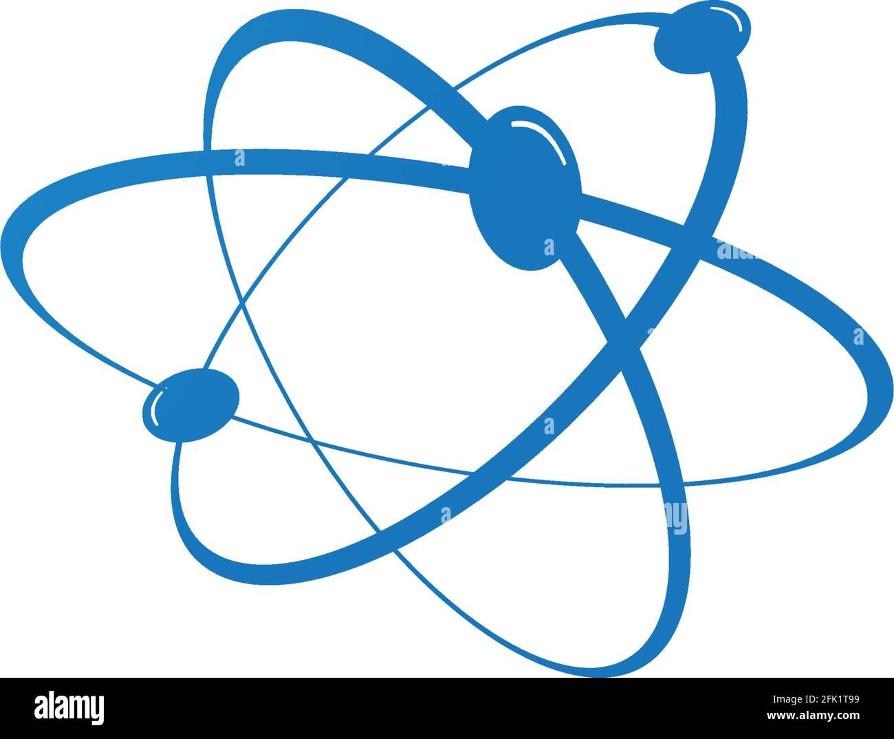 Symbole molécule modèle logo vector illustration design Illustration de Vecteur