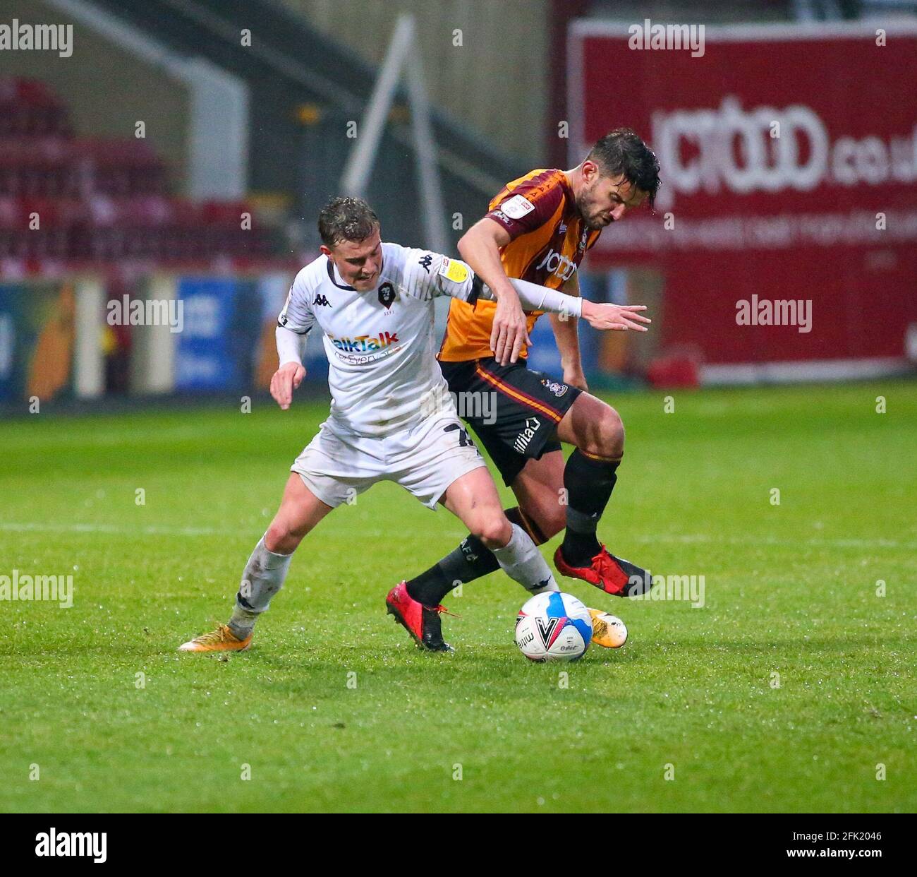 Bradford city vs salford city Banque de photographies et d’images à