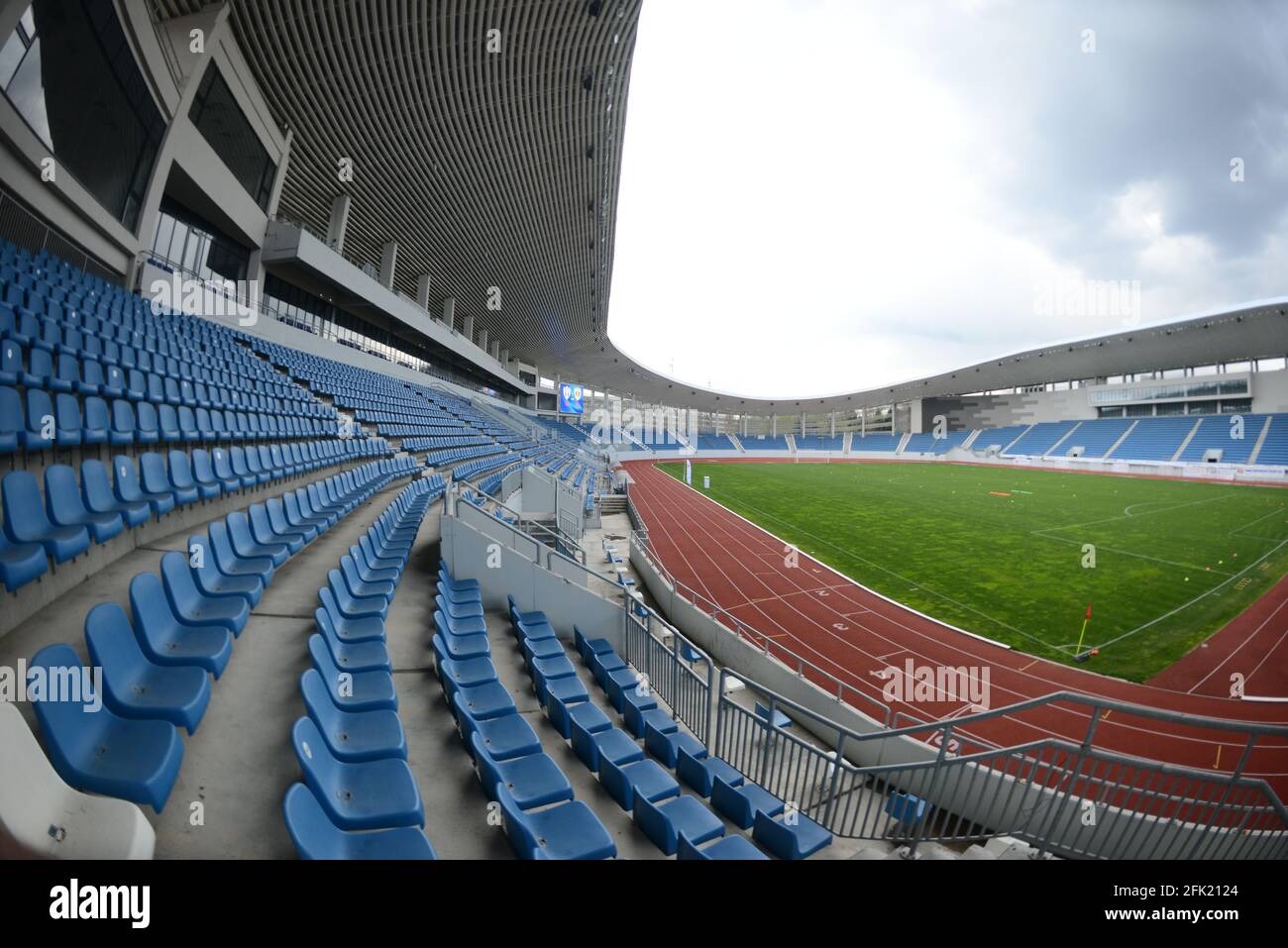 Stadionul „Tudor Vladimirescu” Târgu JIU Banque D'Images