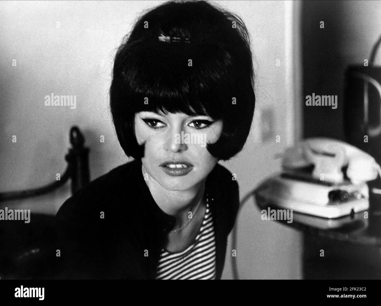 Brigitte Bardot Portrait Banque d'images noir et blanc - Alamy