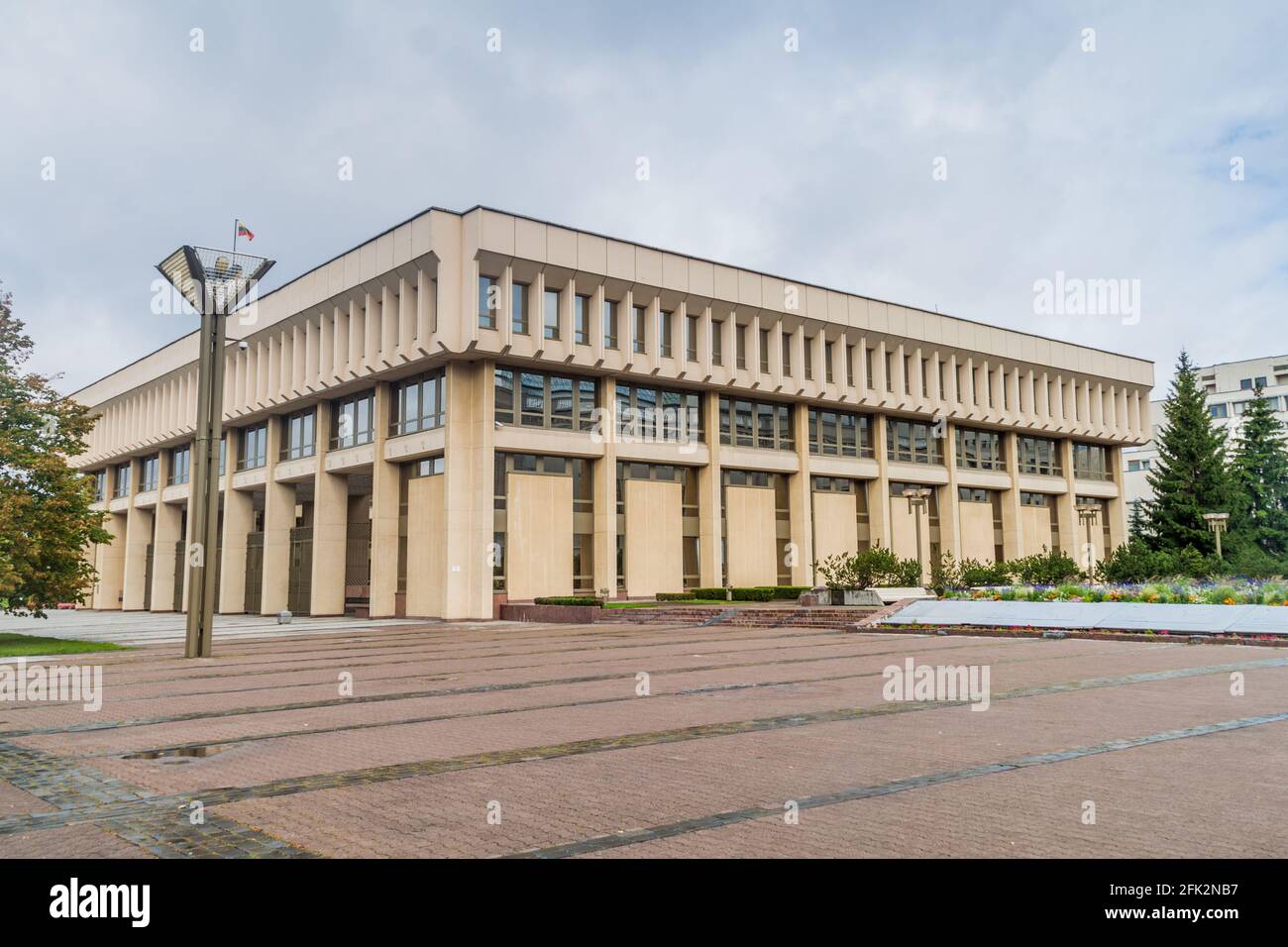 Parlement à Vilnius, Lituanie Banque D'Images