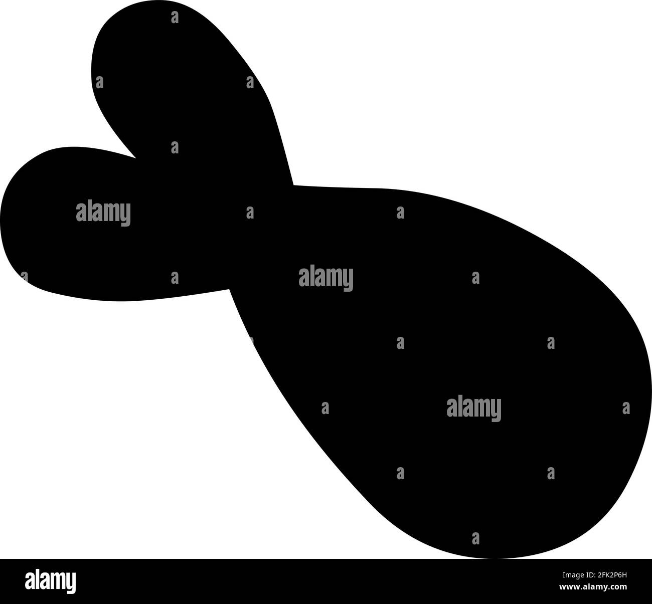 Illustration vectorielle de la silhouette tjhe du poisson abstrait Illustration de Vecteur