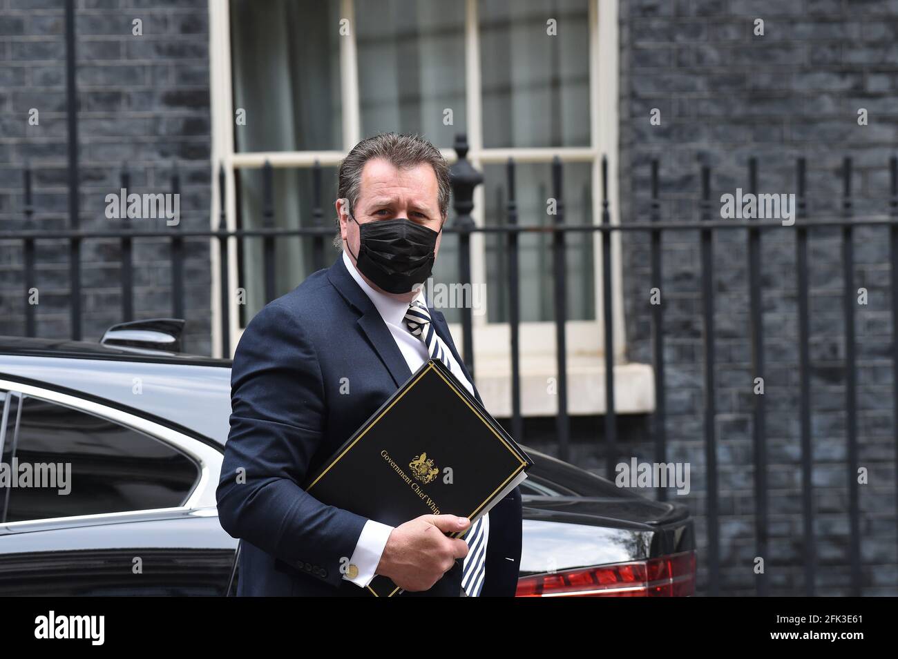 ROYAUME-UNI. 28 avril 2021. Downing Street Londres 28 avril 2021. Mark Spencer le whip en chef arrive au N10. Crédit : MARTIN DALTON/Alay Live News Banque D'Images